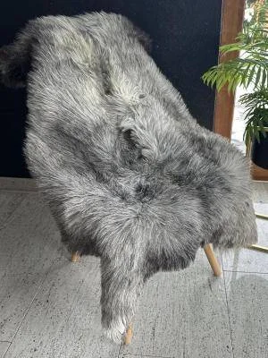 Flauschiges Schaffell Heidschnucke - Teppiche/Naturdekoration 4