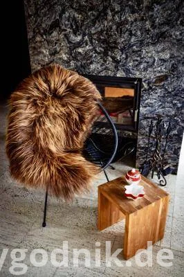 Flauschiges Schaffell Heidschnucke - Teppiche/Naturdekoration